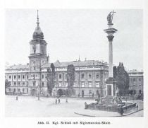 Warschau 012 Kgl. Schloss mit Sigismundus-Säule