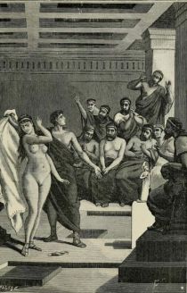 Sklavenmarkt in der Antike