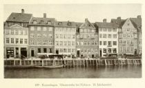 KOpenhagen, Häuserreihe bei Nyhavn 18. Jahrhundert 