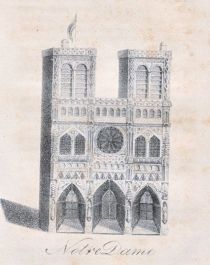 Die Kathedrale Notre-Dame de Paris. Errichtet 1163-1345. 