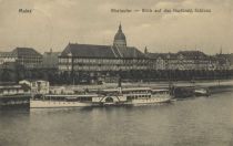Mainz - Rheinufer - Blick auf das Kurfürstliche Schloss