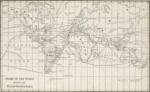 Weltkarte, Dampfschiffrouten