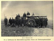 1-009 18 cm Feldkanone der österreichisch-ungarischen Armee mit Bedienungsmannschaft