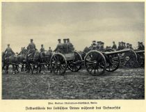 1-011 Feldartillerie der serbischen Armee während des Aufmarschs