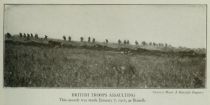 Wk1 Britische Truppen beim Angriff am 07.01.1916 bei Boiselle