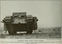 Wk1 Britischer Panzer im Einsatz