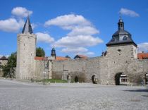 Mühlhausen, Stadtmauer mit Frauentor