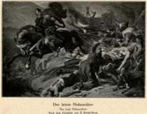 03. Der letzte Hohenrätier. The Last Hohenrätier. Nach einem Gemälde von E. Stückelberg.