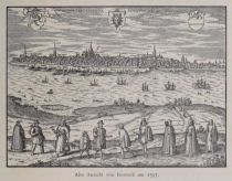 Rostock. 003 Alte Ansicht von Rostock um 1597