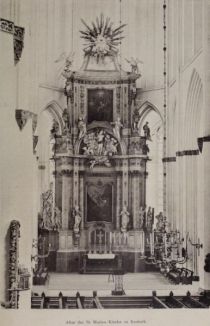 Rostock. 021 Altar der St. Marien-Kirche