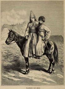 Kaukasier mit Frau