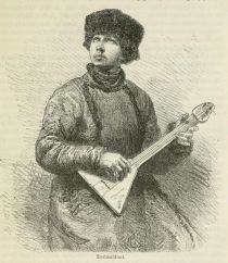 Russischer Dorfmusikant