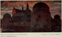 13 Schloss Wadstena in Ostgotland. 16tes Jahrhundert. Gemälde von Oskar Björck