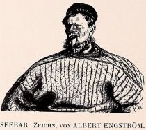 03 Seebär. Zeichnung von Albert Engström