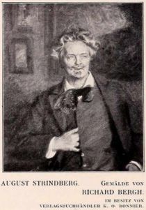 30 August Strindberg. Gemälde von Richard Bergh