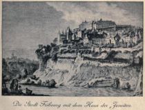 Fribourg mit dem Haus der Jesuiten