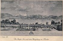 Genfer See und seine Umgebung im Norden 1780