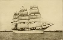 Abbildung 15. Vollschiff „Großherzogin Elisabeth“ des Deutschen Schulschiffvereins.