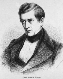 Strauß, David Friedrich (1808-1874) deutscher Schriftsteller, Philosoph und Theologe