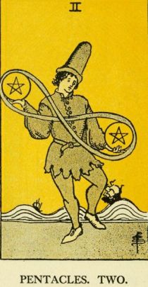 Pentacles Two