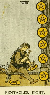 Pentacles Eight