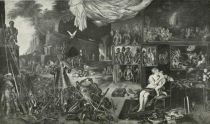 028 Venus und Cupido in der Schmiede Vulkans. Anfang des 17. Jahrhunderts. Breughel, Jan