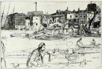 050 Blick auf die Themse. 1859. Whistler, James