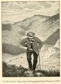 Der Wanderer. H. Thomas (1909)