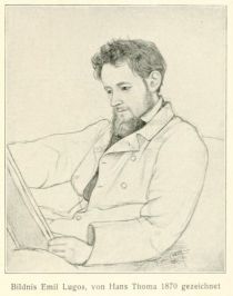Bildnis Emil Lugos, von Hans Thoma (1870)
