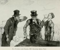 Die Trinker, nach Daumier, 1888 (Sammlung Aghion, Paris).