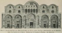 008 Vorderansicht der Markuskirche in ihrer ersten Anlage (Rekonstruktion von A. Pallanda)