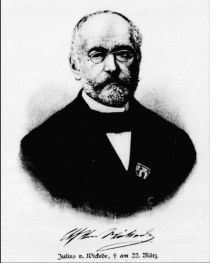 Wickede, Julius von (1819-1896) Mecklenburger, Offizier, Journalist, Schriftseller von regionalgeschichtlichen historischen Romanen