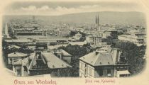 Wiesbaden - Blick vom Kaiserhof