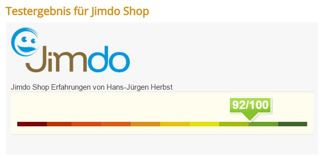 Jimdo Shop Beispiele